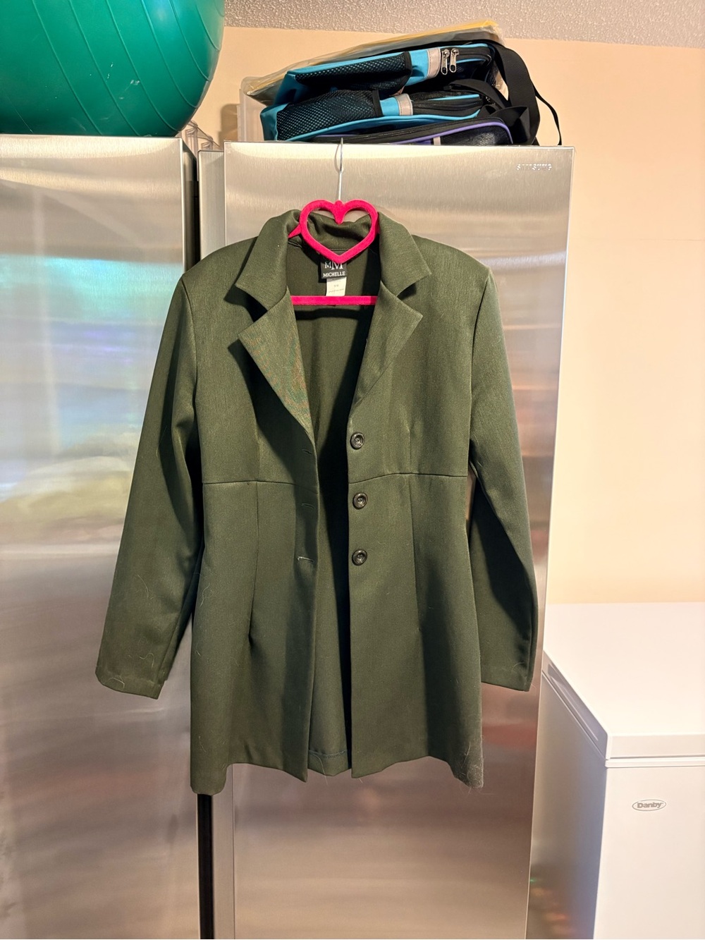 Vintage 90s my michelle Olive Green Tailored Blazer 6/8